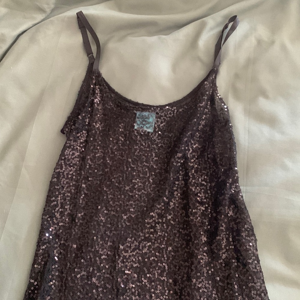 Black h.i.p. Sequin Tank - great for NYE!